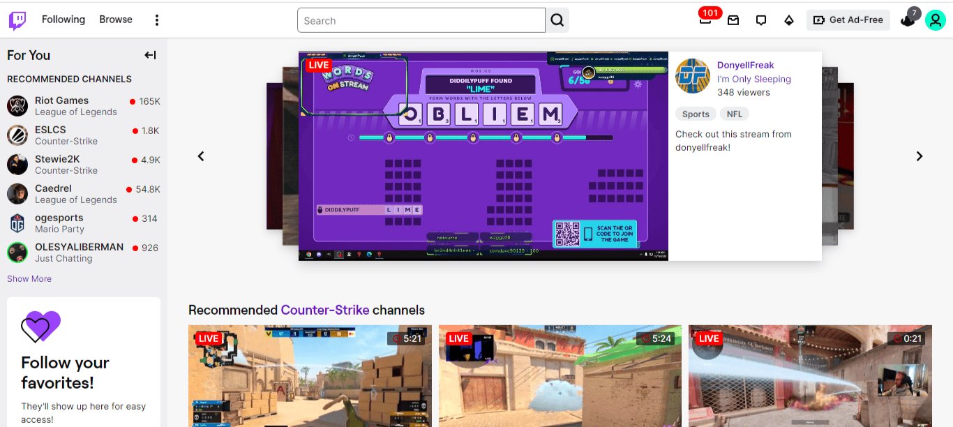 Once Installed, Navigate To The Twitch Website.