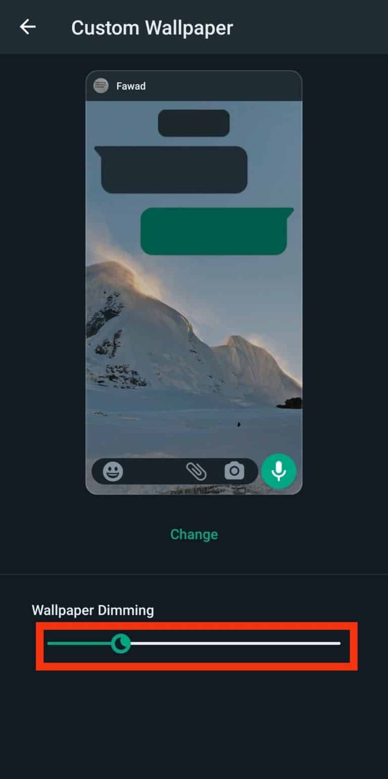 how to change chat theme in whatsapp iphone