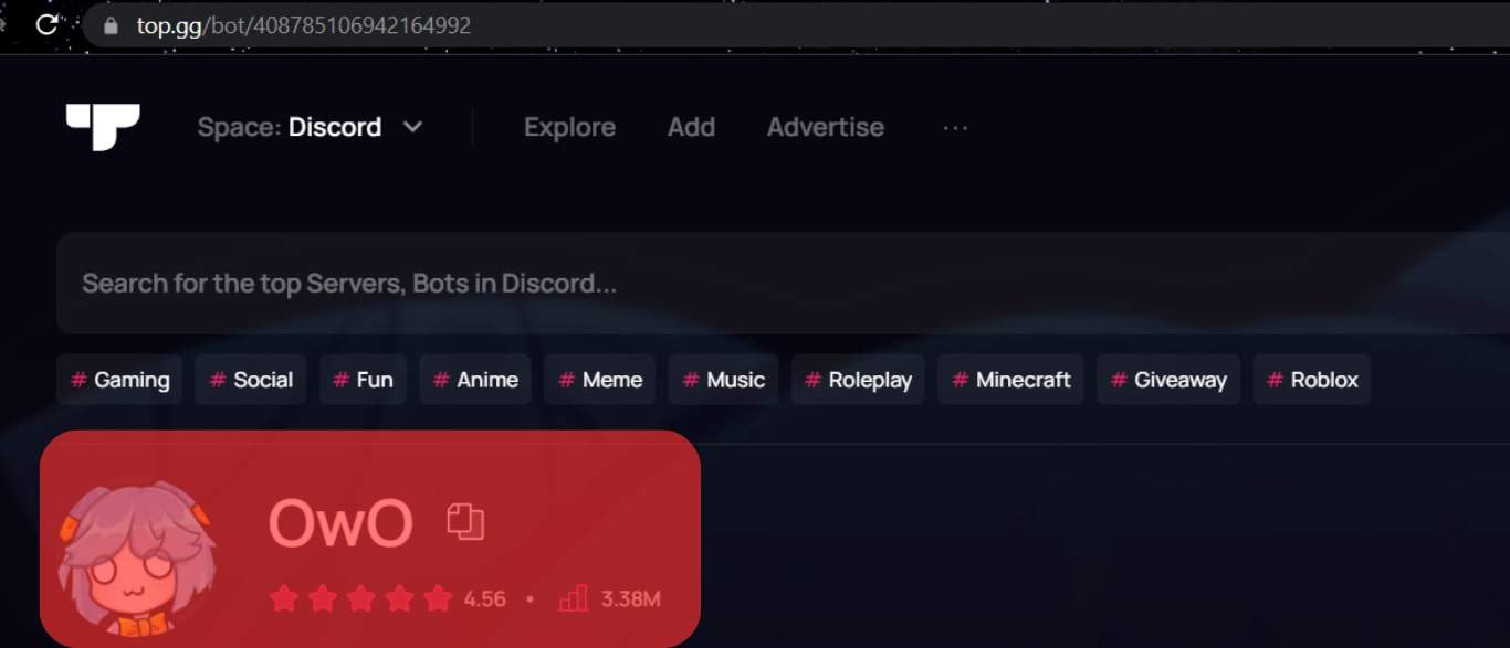 How To Add OwO Bot to Discord Server ITGeared