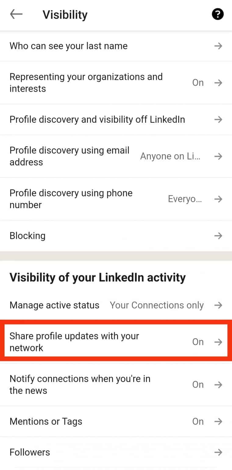 How To Update LinkedIn Profile Without Notifying Contacts ITGeared