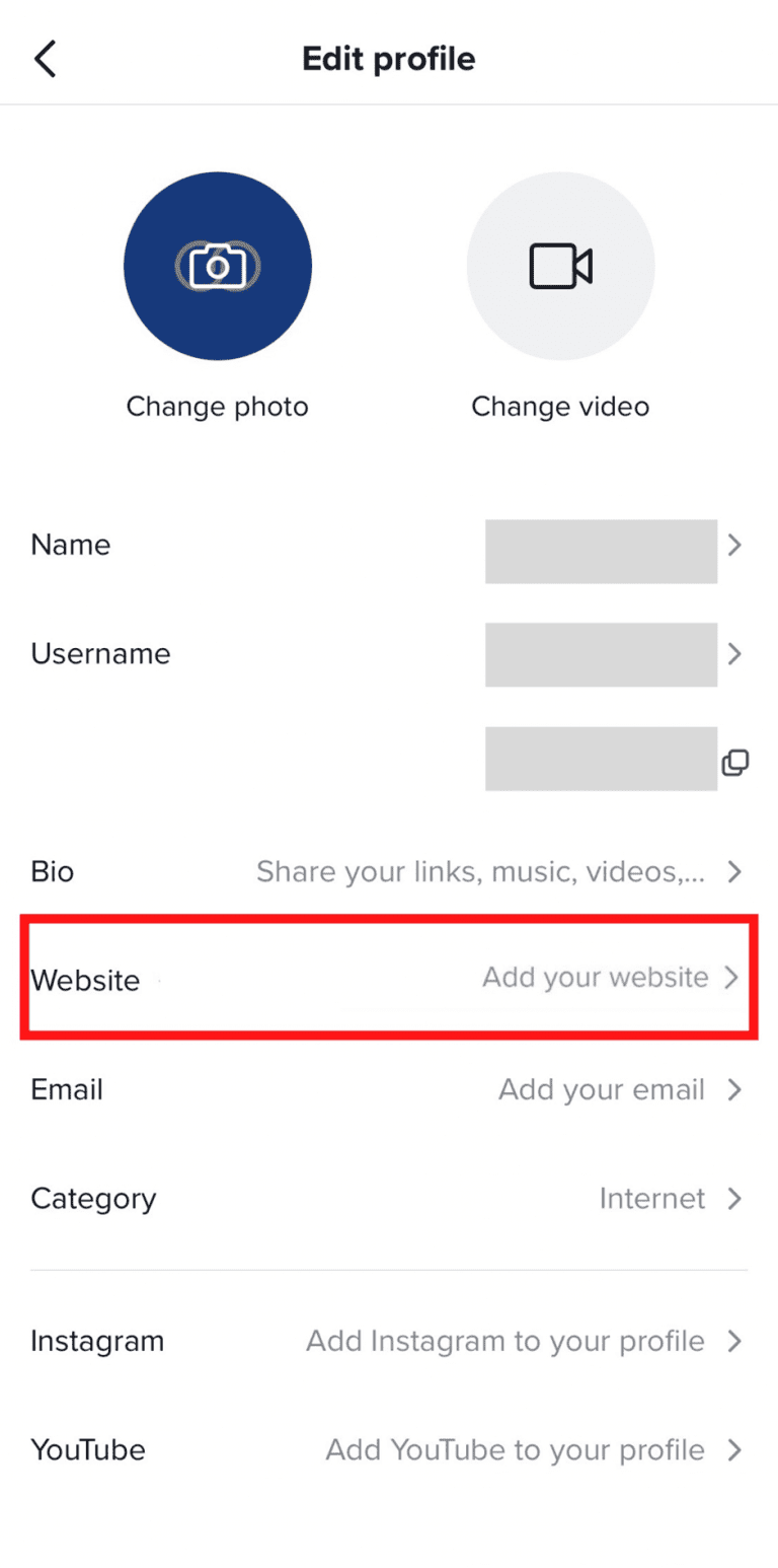 how to get tiktok url for linktree