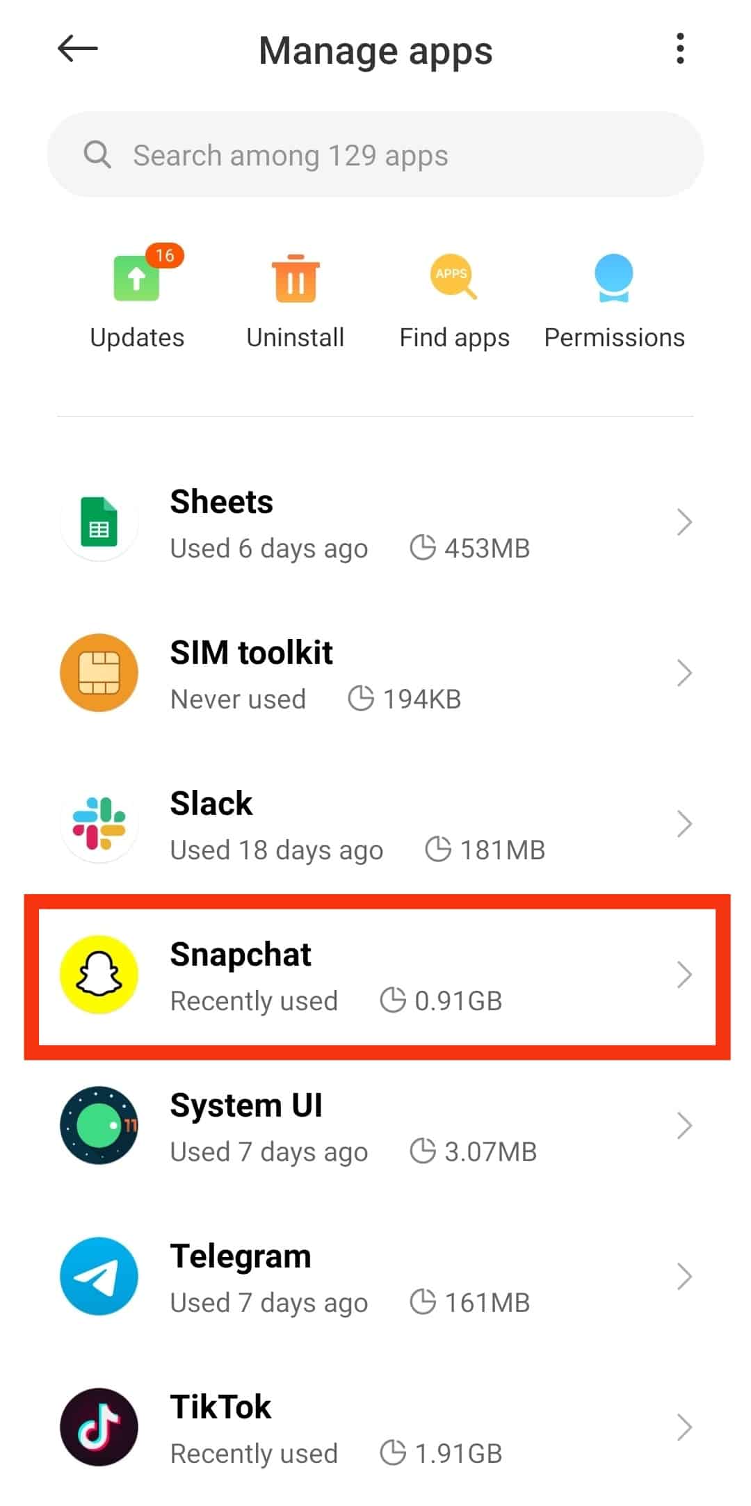Tap On Snapchat